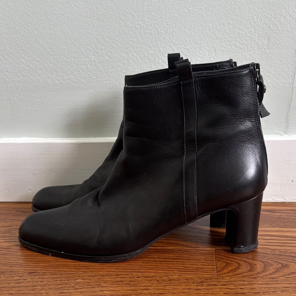 Stuart Weitzman Black Heeled Boots